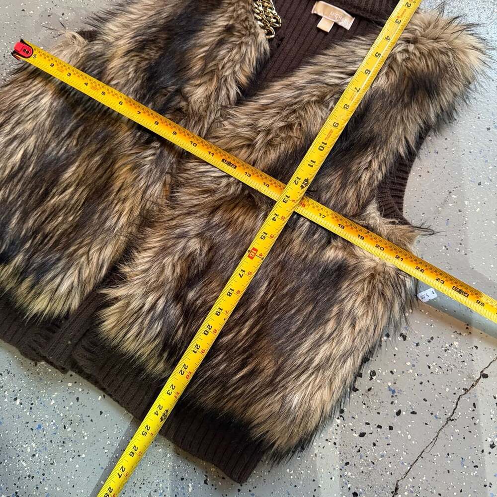 MICHAEL Michael Kors Faux Fur Vest Jacket - Picture 5 of 7
